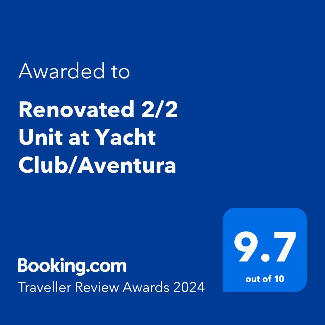 Renovated 2/2 Unit At Yacht Club/Aventura Apartamento Exterior foto